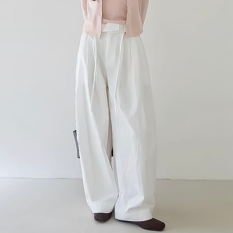 relaxed wrap wide pants /3coloe　NK2190