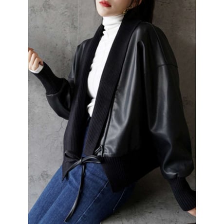center line leather jacket　NK1276