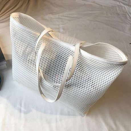 big mesh tote bag /3color　NK1171