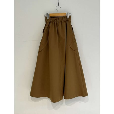 side pocket center slit skirt /2color　NK1383