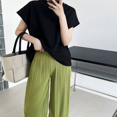 french sleeve design pullover /3color　NK1809