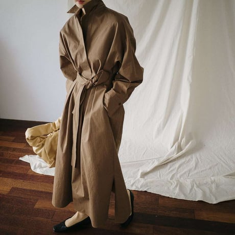 long shirt one piece /2color　NK1103