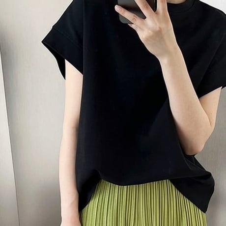 french sleeve design pullover /3color　NK1809