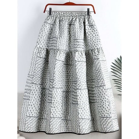 jacquard Aline skirt /2color　NK1369
