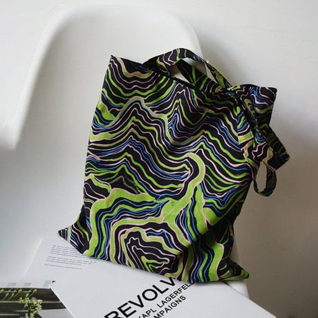 abstract print tote bag　NK1177