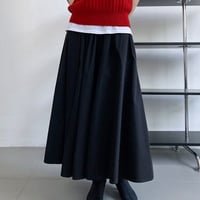 Aline high waist pleats skirt /3color　NK1391