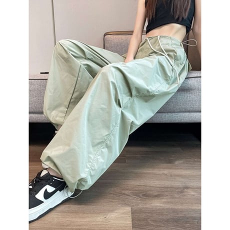 draw string cargo pants /3color　NK1363