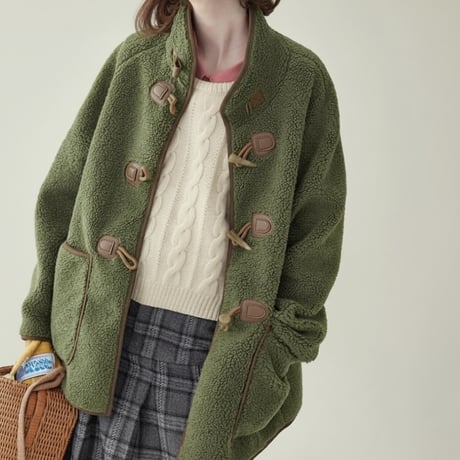 piping boa duffle coat　NK2053