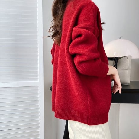 random bijoux button cardigan /4color　NK1985