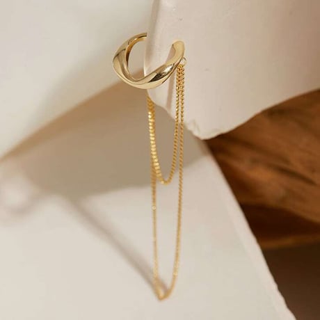 gold chain ear cuff　NK1235
