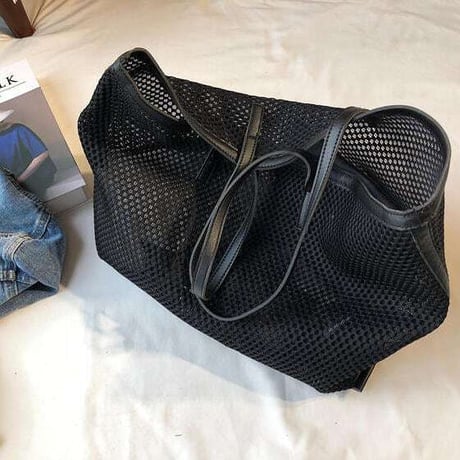 big mesh tote bag /3color　NK1171