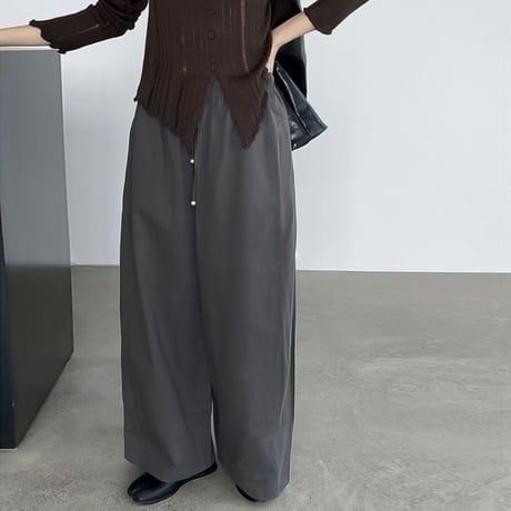 volume wide easy pants /3color　NK1954