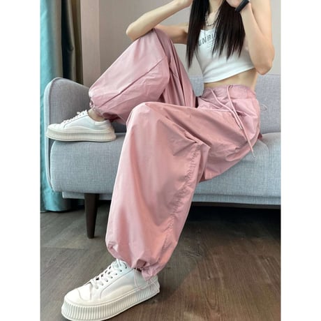 draw string cargo pants /3color　NK1363