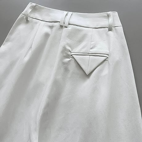 curved wide cocoon pants /2color　NK2194