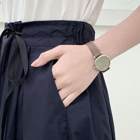 wide pleated pants /2color　NK1168