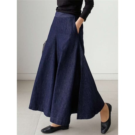 wide demim pants　NK1372