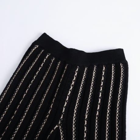 contrast stripe knit pants　NK1963