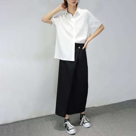 side tack long skirt　NK1165