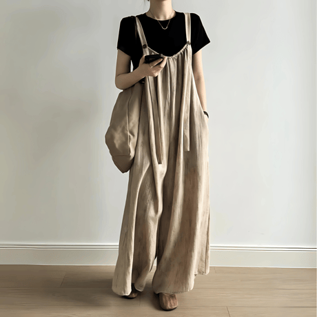 blend wide silhouette salopette　NK1579