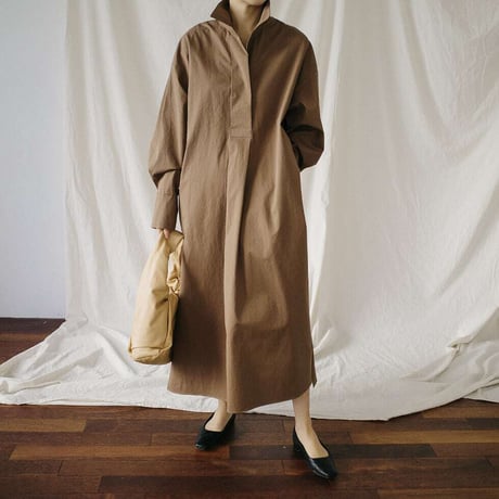 long shirt one piece /2color　NK1103