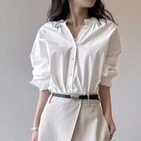band collar volume sleeve shirt　NK1968