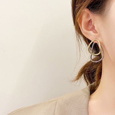 double hoop pierce　NK1259