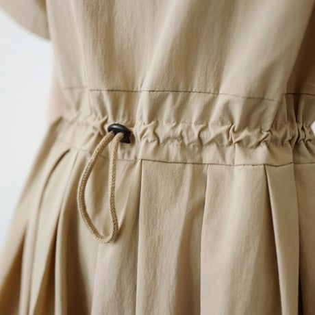 drawstring waist wide jumpsuit /2color　NK1580
