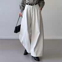 curved wide cocoon pants /2color　NK2194