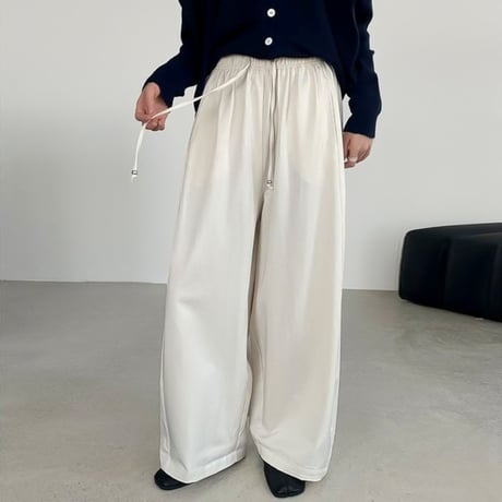 volume wide easy pants /3color　NK1954
