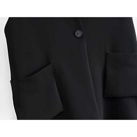 side button gilet /2color　NK1282