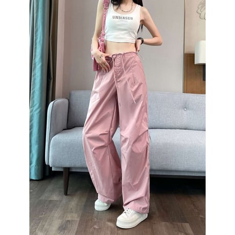 draw string cargo pants /3color　NK1363