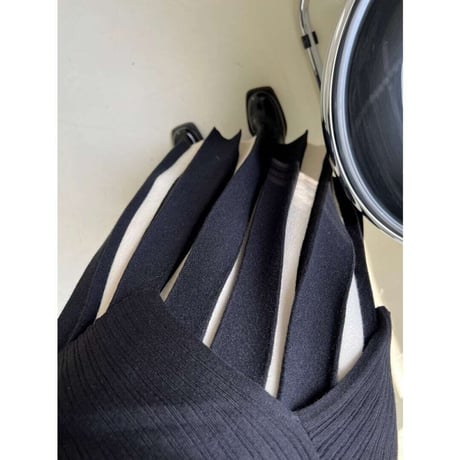 bicolor pleated skirt /2color　NK1388