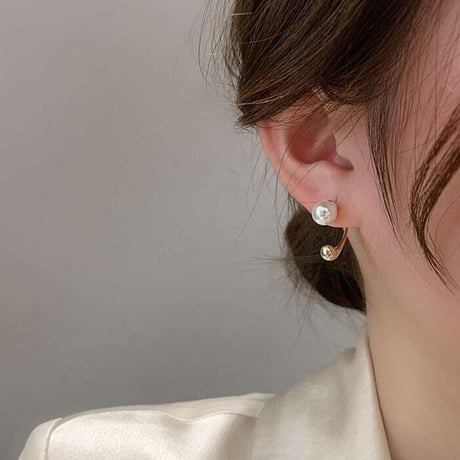pearl gold 2 way pierce　NK1250