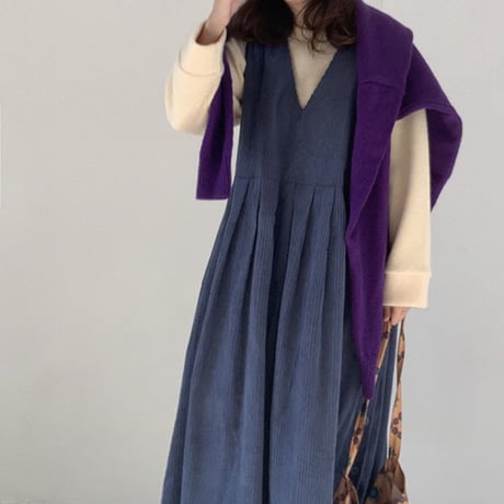 blue corduroy op　NK1709
