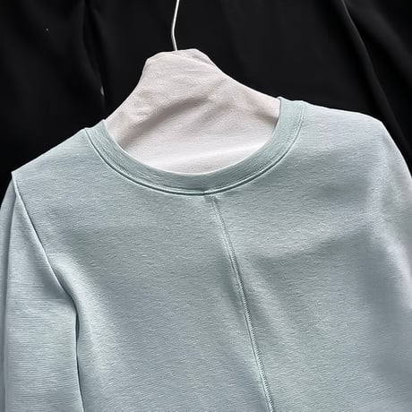 center seam long sleeve knit /4color　NK2310