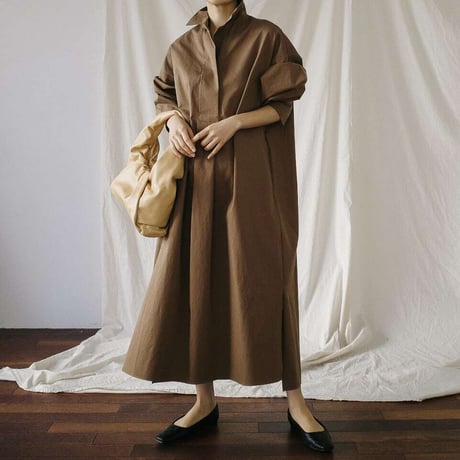 long shirt one piece /2color　NK1103