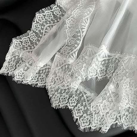 lace layered docking top　NK2183
