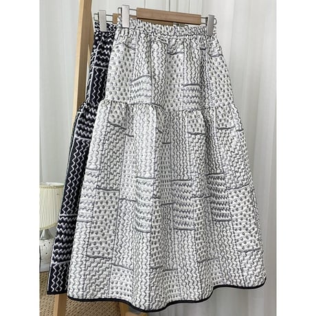 jacquard Aline skirt /2color　NK1369