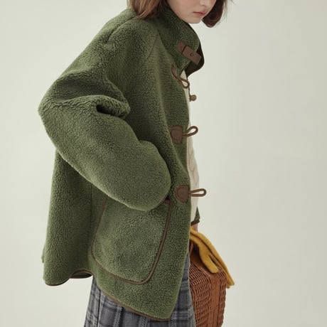 piping boa duffle coat　NK2053