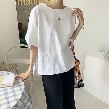 relaxed dolman sleeve top /2color　NK2250