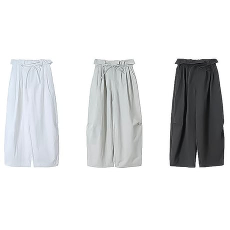 relaxed wrap wide pants /3coloe　NK2190