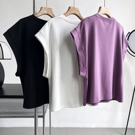 french sleeve design pullover /3color　NK1809