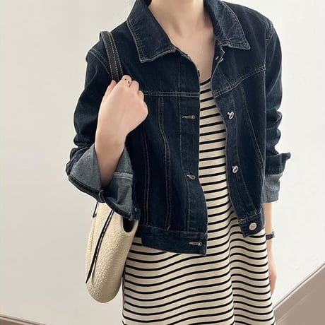 basic denim jacket　NK1492