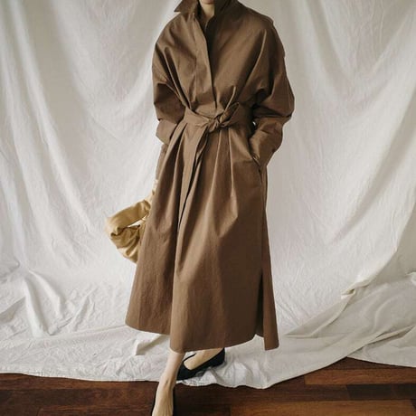 long shirt one piece /2color　NK1103