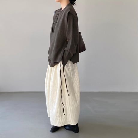 knit vest & pullover set /2color　NK2063