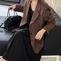 classic tailored blazer /2color　NK1979
