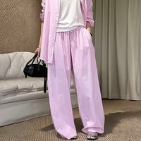cotton linen wide pants /3color　NK2200