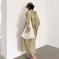 back drape shirt one-piece　NK1105