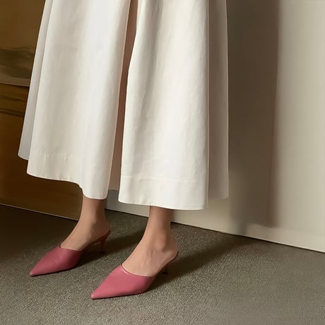 tuck flare long skirt /3color　NK2154