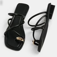 metal part cross strap sandals /2color　NK2211